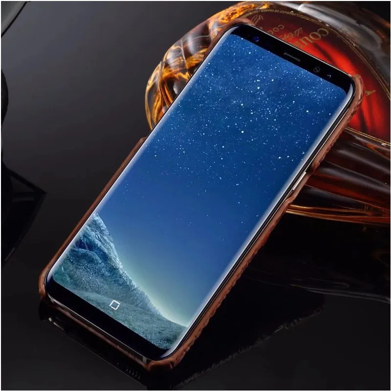Чехол OUJINUO из натуральной кожи с узором «крокодиловая кожа» для samsung Galaxy S8 Plus S8plus Note 8, роскошная крутая задняя крышка, чехол для телефона