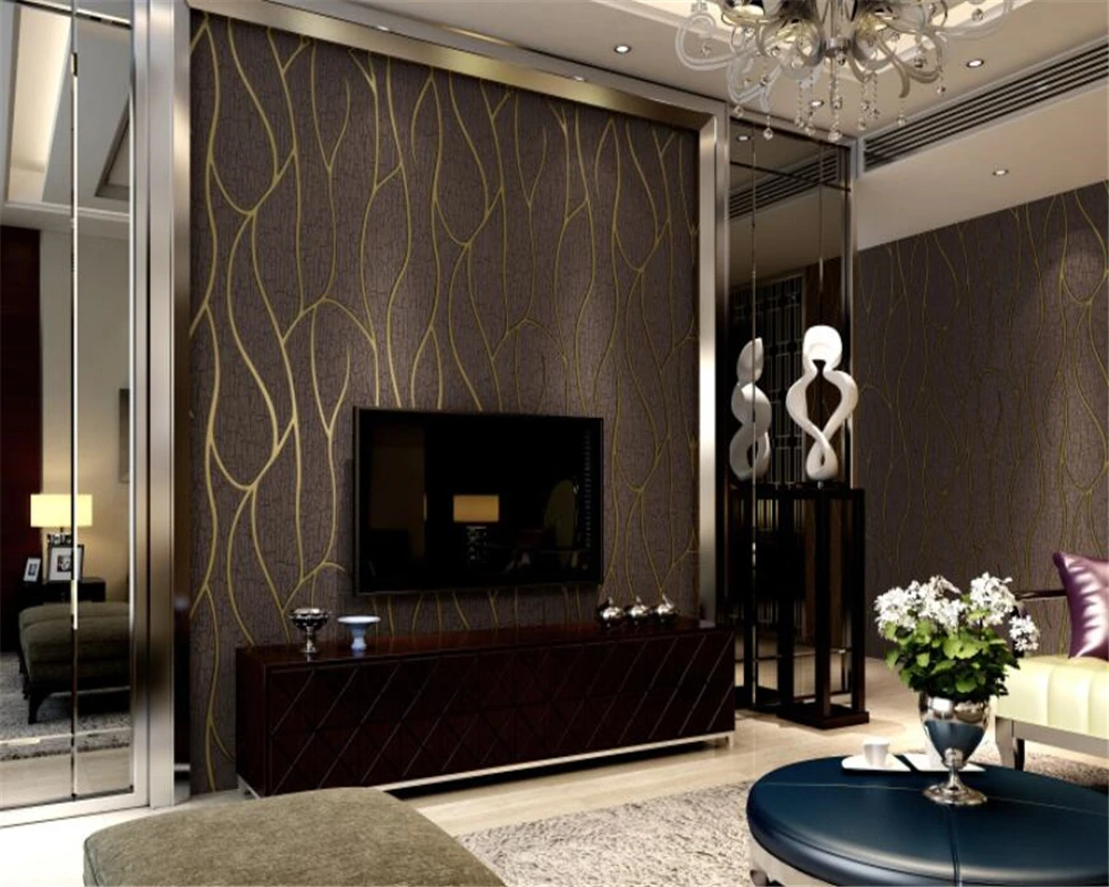 

beibehang wallpaper for walls 3 d Luxury curve upscale deerskin abstract line bedroom living room background photo wallpapers