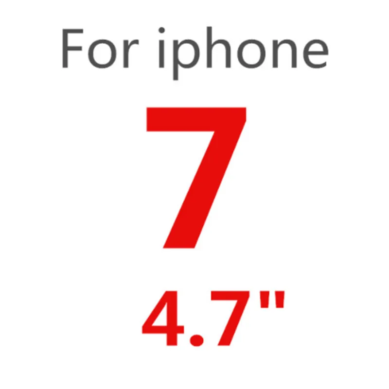 2 шт. матовое закаленное стекло для iphone 5S, se, 6, 6s 7 8 с защитой от отпечатков пальцев, защита экрана, защитное стекло на iphone 6 6s 7 8 plus - Цвет: i7