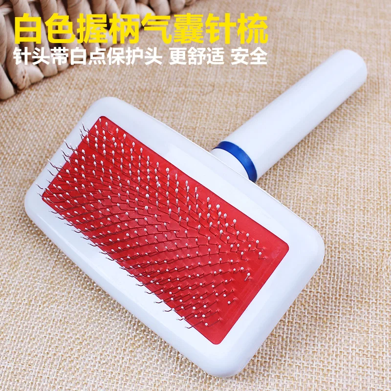 New Pet Dog brush comb Red Puppy Cat Hair Grooming Slicker Comb for dogs Gilling Brush Quick Clean pet grooming tool | Дом и сад