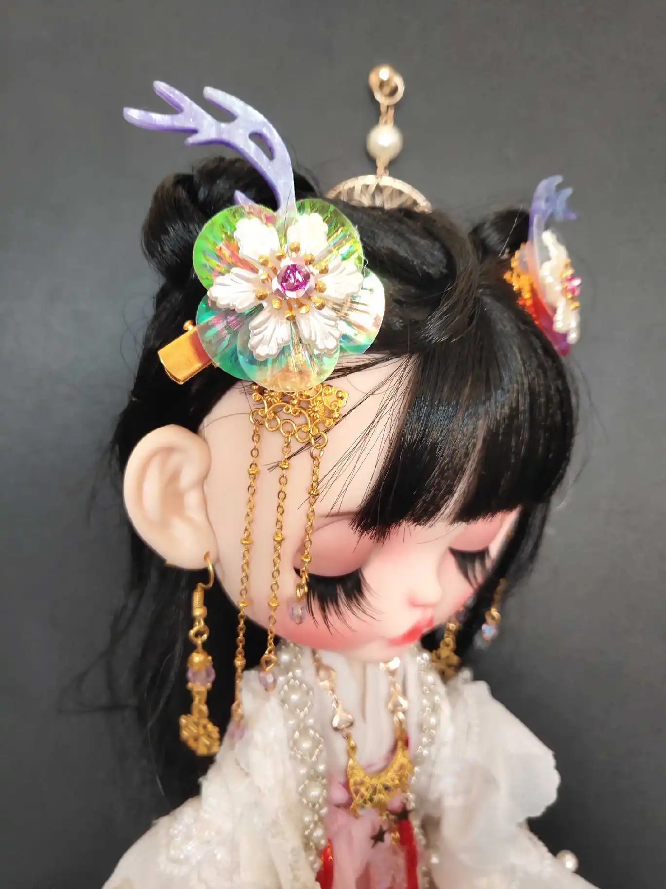 Китайская одежда Hanfu для кукол Blyth Одежда licca azone платье 0704|Куклы| |