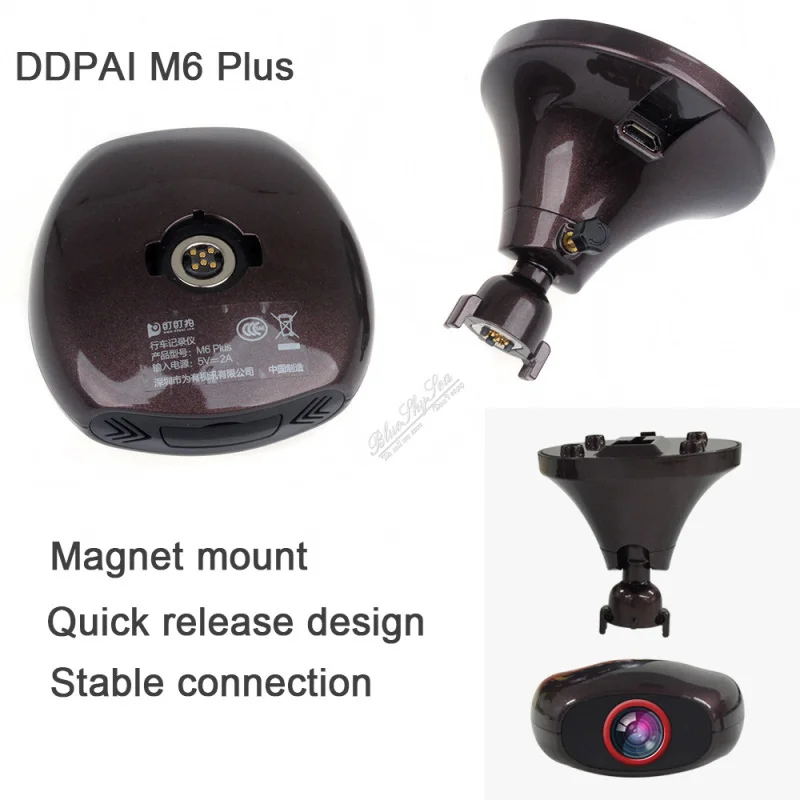 Оригинальный DDPAI M6 плюс Видеорегистраторы для автомобилей HD 1440 P WI-FI автомобиля