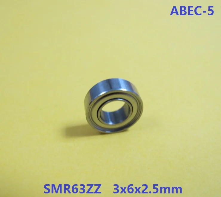 50 шт./лот ABEC 5 SMR63ZZ SMR63 ZZ подшипник 3*6*2 мм нержавеющая сталь радиальный