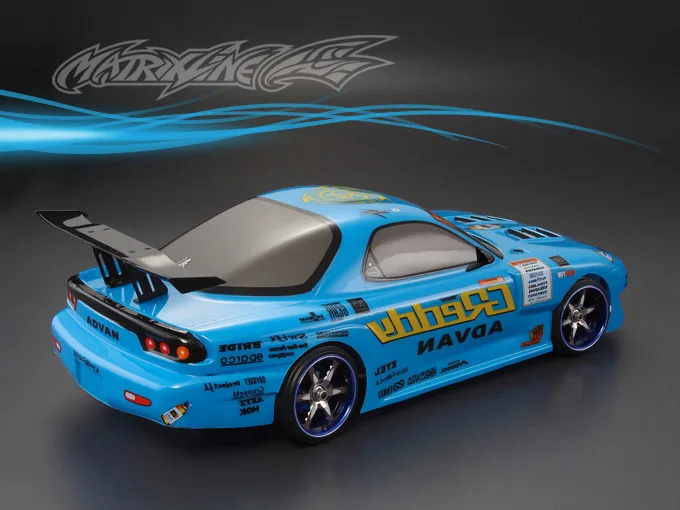 1 комплект корпус для MAZDA RX7 1/10 1:10 RC PC 195 ширина прозрачный без рисунка дрифта hsp hpi