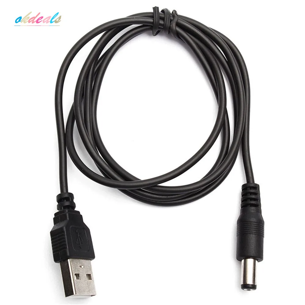 Акция 2 шт./компл. 1 м USB-порт до 5 5x2 мм в постоянного тока гнездо разъем кабеля