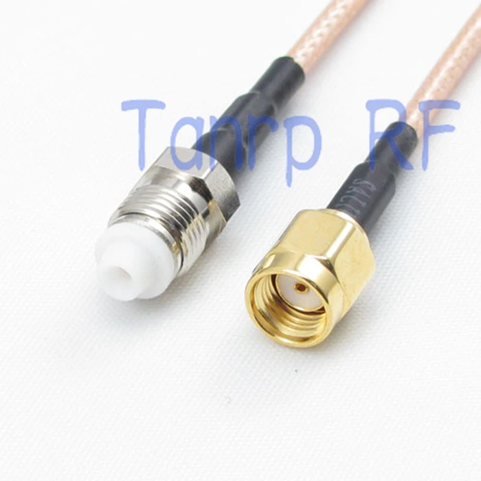 

10pcs 15CM Pigtail coaxial jumper cable RG316 cord 6inch RP SMA male plug to FME female jack RF adapter connector