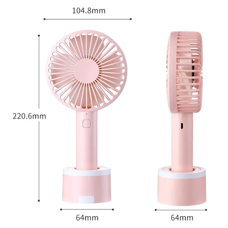 Портативный USB Перезаряжаемый держатель для телефона вентилятор кулер мини