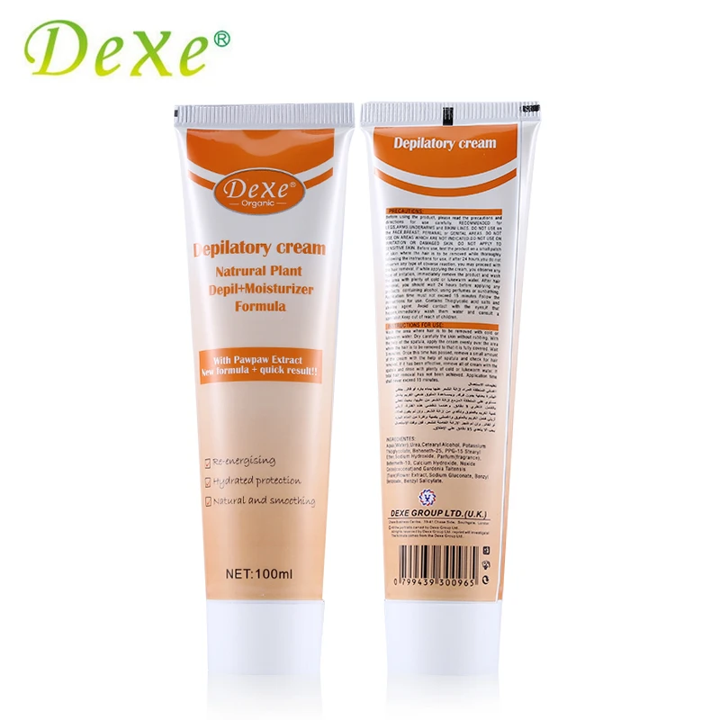 Dexe 100 г Органический крем для депиляции натуральный растительный удаления волос
