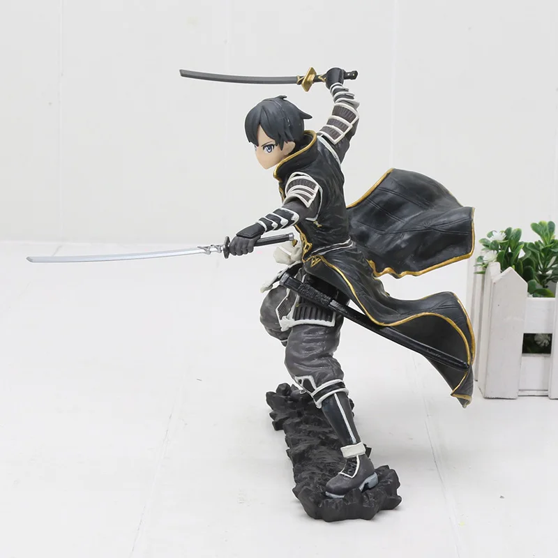 Меч искусство онлайн Кирито воин Фигурка Игрушка Кукла Brinquedos figuals коллекция SAO модель подарок