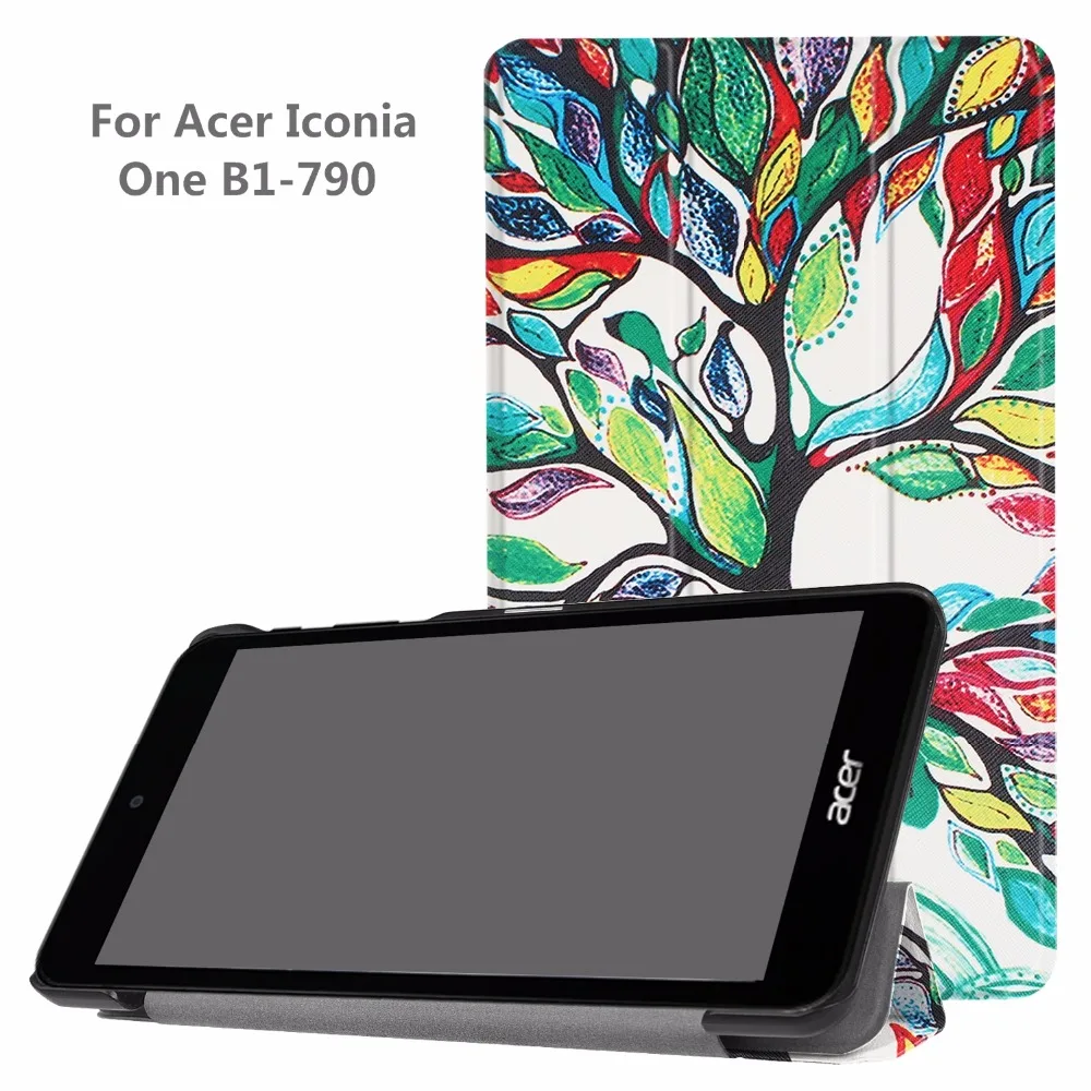 Новинка Folio подставка с флип чехолом PU Кожаный противоударный чехол для acer Iconia One 7