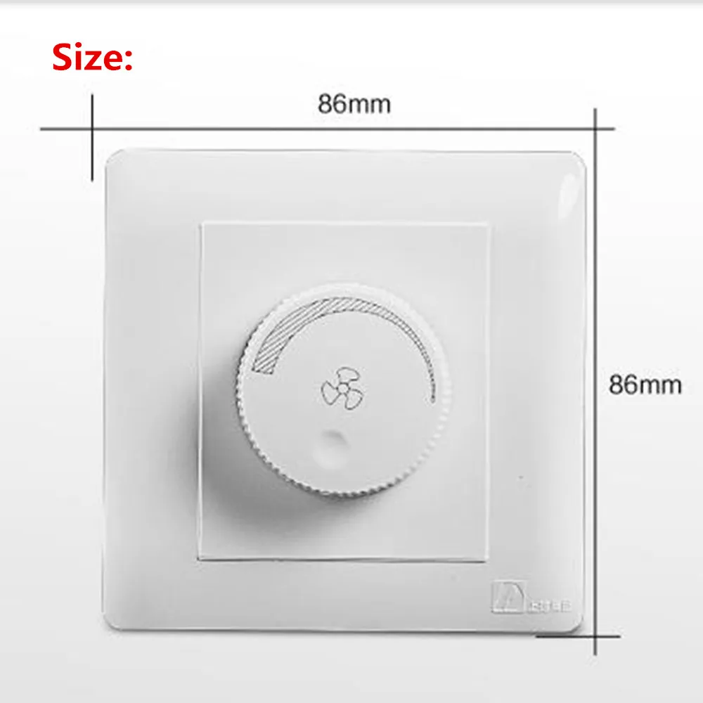 Высокое качество 86 Тип настенный выключатель вентилятор переключатель контроля