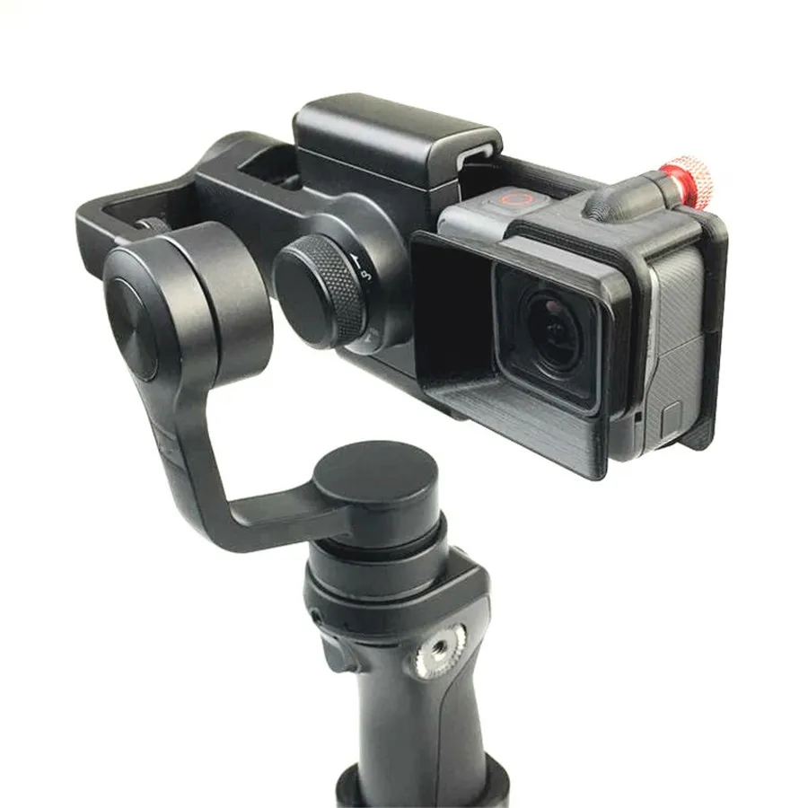 Осмо мобильный Ручные стабилизаторы отложным воротником GoPro 5 переключатель Монтажная пластина Объектив для камеры Защита от солнца Тенты капюшон для GoPro Hero Джи Осмо Z1-Smooth Zhiyun