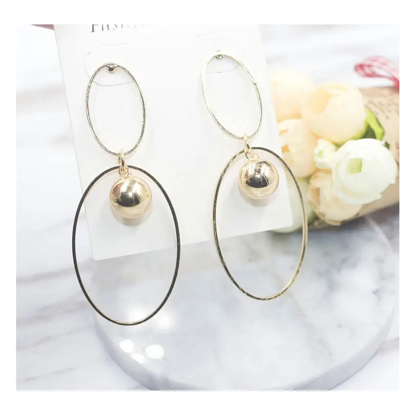 Мода женский Ювелирные Изделия 2017 ZHONGLV Мотаться Серьги Дешевые Свадебные Чешские