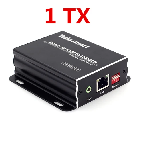 1 TX Тесла smart сети IP KVM удлинитель для головок Высокое качество 120 м USB HDMI KVM удлинитель CAT5e/6 TCP/IP(1 удлинитель для головок TX+ 1 удлинитель для головок RX - Цвет: 1 TX
