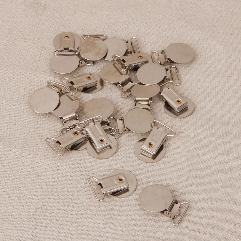 Держатель для сосок круглой формы 20x пластиковые зажимы 2 см рукоделия|suspender