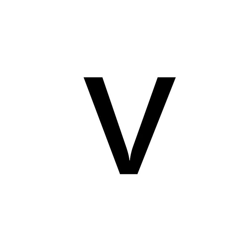 v Новинка, A-Z, буквы, цифровая камера, сделай сам, тибетский серебряный кулон, черное кожаное ожерелье, ручная работа, модные украшения для мужчин и женщин, подарок - Окраска металла: v