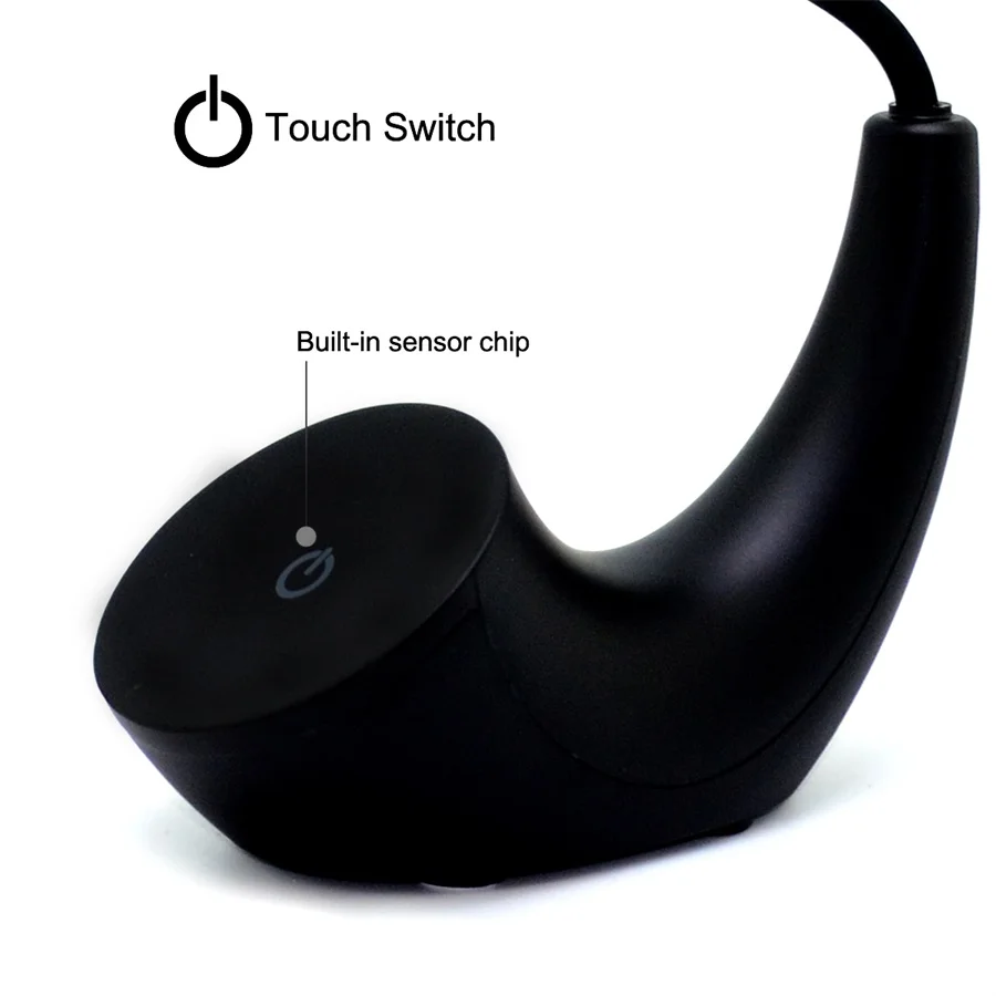 3 Modes Desk lamp USB LED Table Lamp Flexible With Touch Switch Bed Reading Book Light | Лампы и освещение
