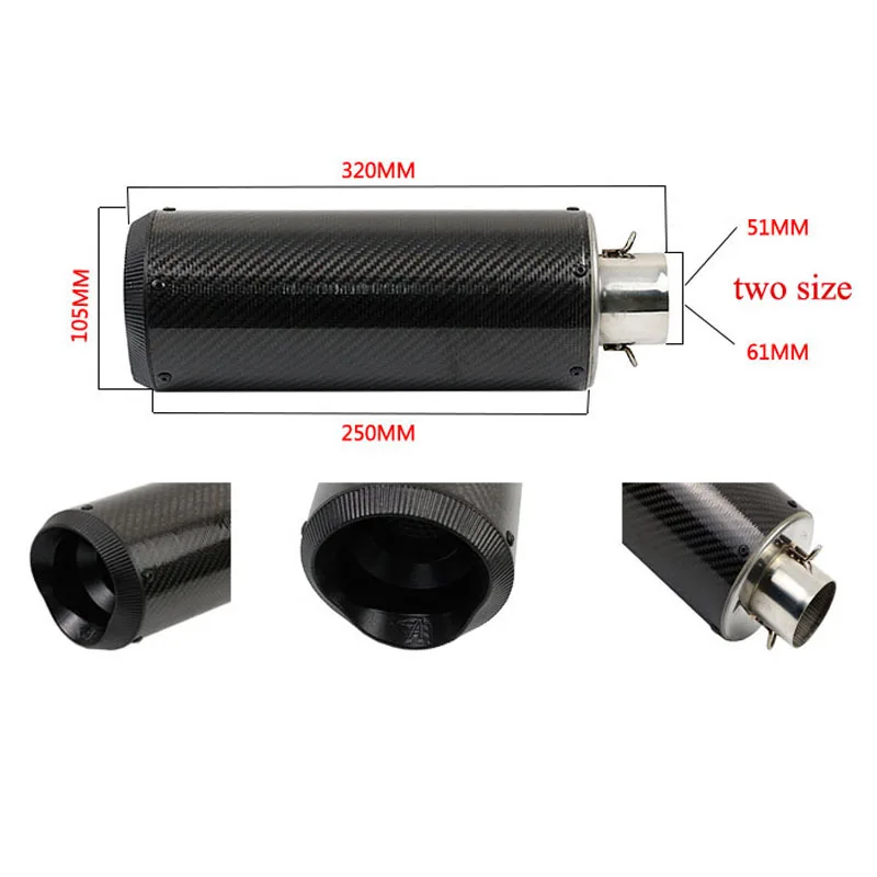 Наклейка на выхлопную трубу мотоцикла аксессуары для GY6 CBR125 CRF230 FZ6 AR010 | Автомобили