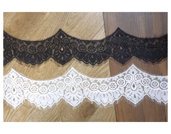 

2019 NEW scallop french lace trimming 15 meters! 12.5cm wide braid trimmings trims applique for wedding veil