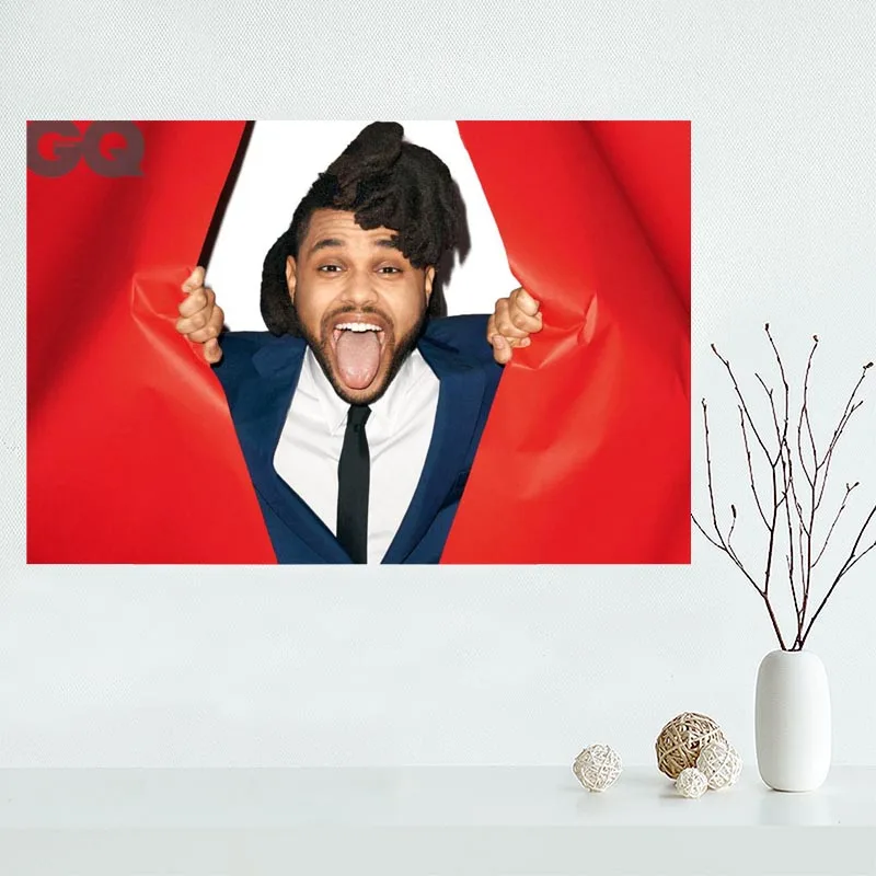 Свежеприбывшие розетки из the weeknd Холст плакат украшение дома стены горячая