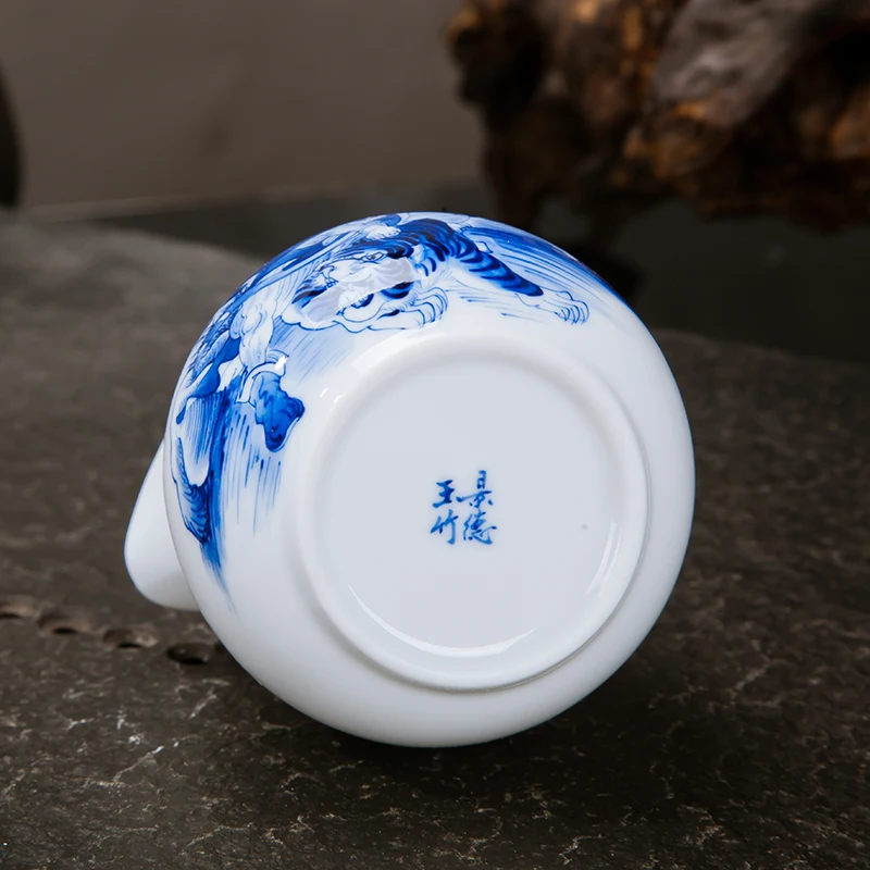 200 мл керамический фарфор Jingdezhen чайная посуда Cha Hai ручная роспись рисунок ярмарка