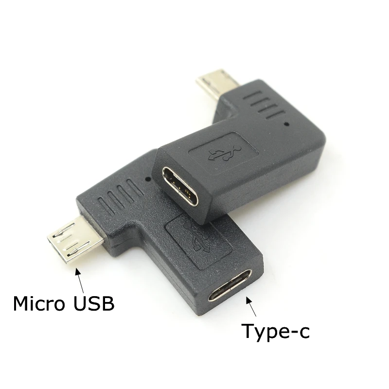 

Right & Left angled 90 degree Micro USB Male to Type C USB 3.1 type-c Female Elbow Adapter Converter Connector for Phone Tablet