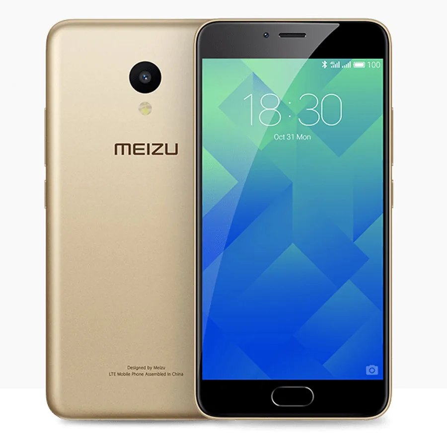 Оригинал Meizu M5 4 г LTE сотовый телефон 2.5D Стекло MT6750 Octa core 5.2 "2 ГБ Оперативная