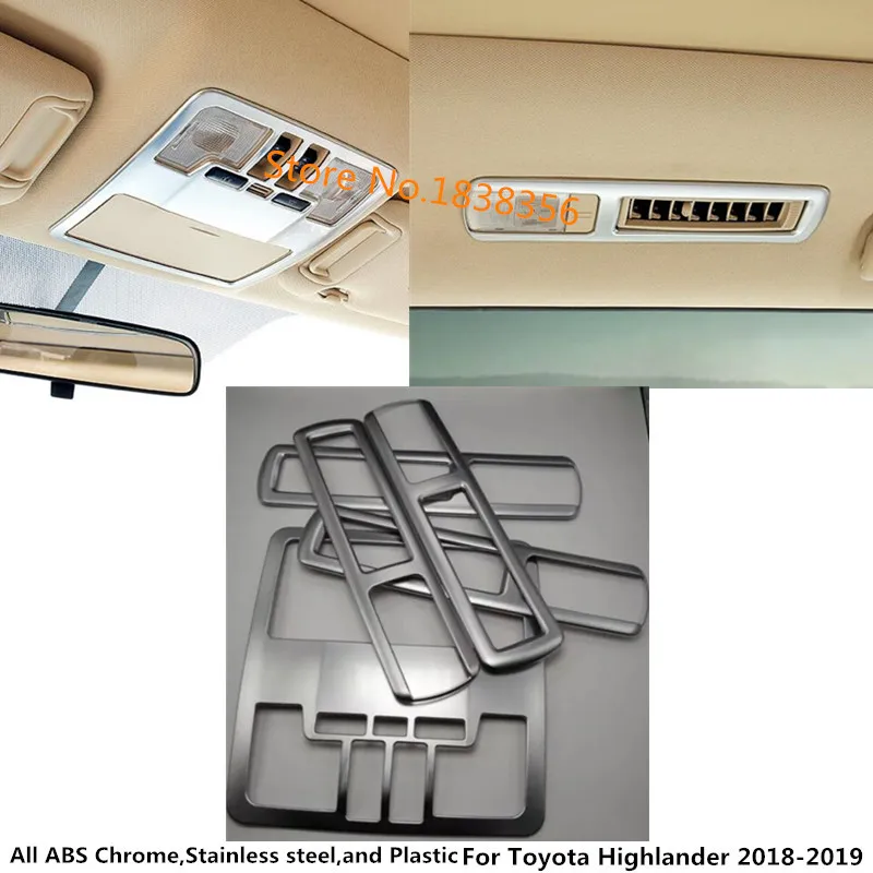 Хромированная головка из АБС пластика для Toyota Highlander 2018 2019 2020 передний/задний