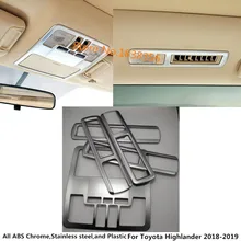 Хромированная головка из АБС пластика для Toyota Highlander 2018 2019 2020