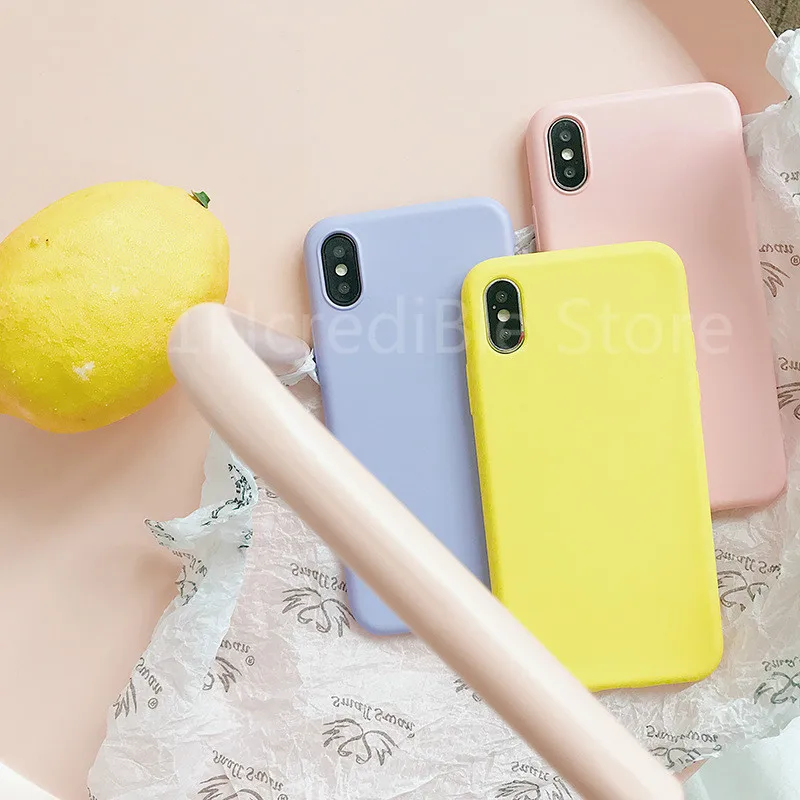 Яркий мягкий чехол из ТПУ силиконовый для IPhone XR Xs чехлы Iphone XS MAX X чехол|Бамперы| |