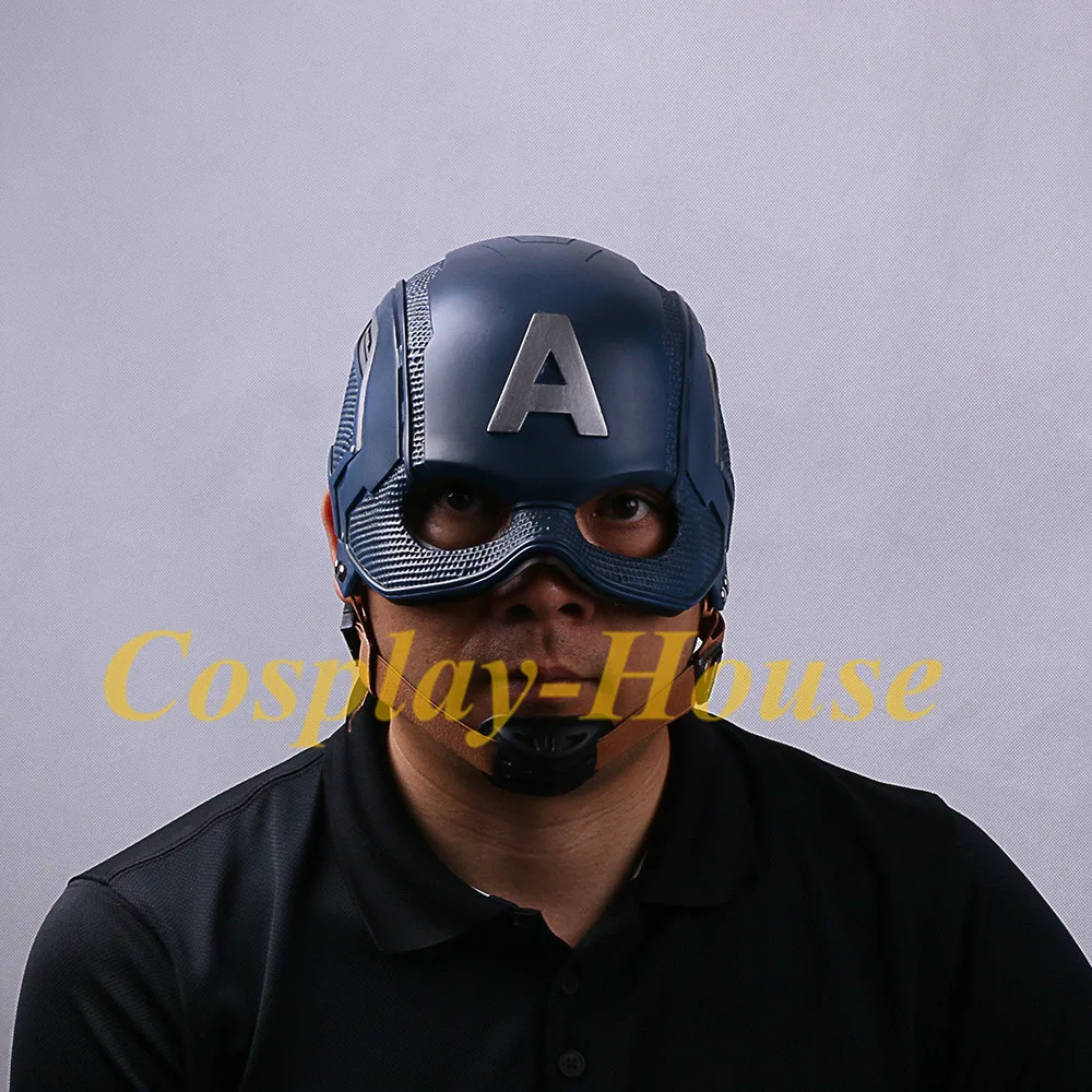 Косплей Супергерои из сериала Капитан Америка маска Стивена Роджерса ПВХ для