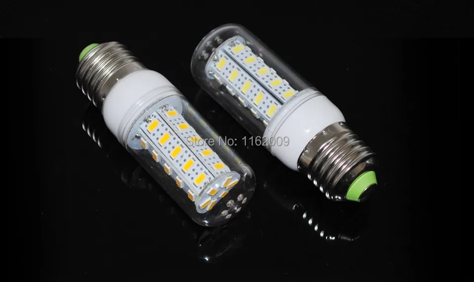 Светодиодные лампы E27 220 В кукурузы 5730 36 светодиодов 5730SMD максимум 11 Вт свеча