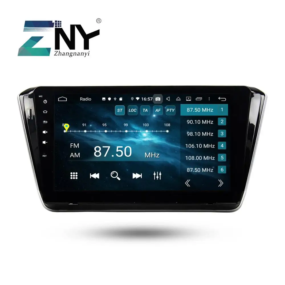 10 1 "ips Android 9 0 автомобильный стерео gps радио для Skoda Superb 2015 2016 2017 2018 +