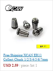 XCAN 10 шт. 3,175 мм хвостовик концевые фрезы CNC режущий Длина 15/17 мм/20 мм/22 мм Один Флейта Спираль Фрезы для контурной обработки одиночных каннелюр фреза