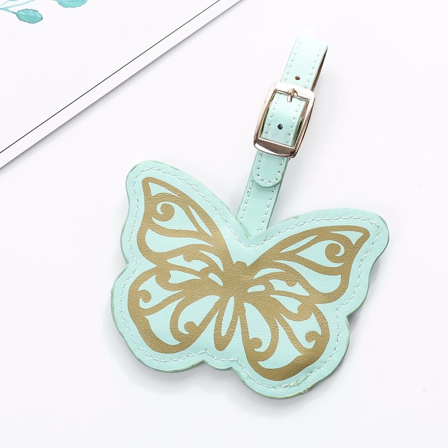 Кожаный чемоданчик Zoukane этикетка для багажа с бабочкой Портативная сумка