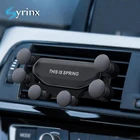 Syrinx недавно Модернизированный гравитационный Автомобильный держатель для телефона для iphone 7 8 X Xs Max Samsung S10 подставка вентиляционное отверстие крепление для смартфона поддержка сотовых телефонов