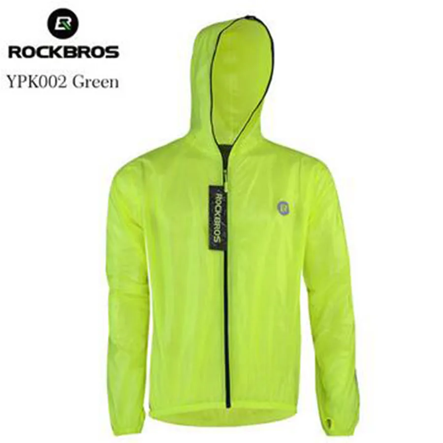 YPK002 green jacket Мужская велосипедная водонепроницаемая куртка для мотокросса, велосипед, дождевик с капюшоном, комплект, дышащий, анти-пот, велосипед, джерси, одежда - Цвет: YPK002 green jacket