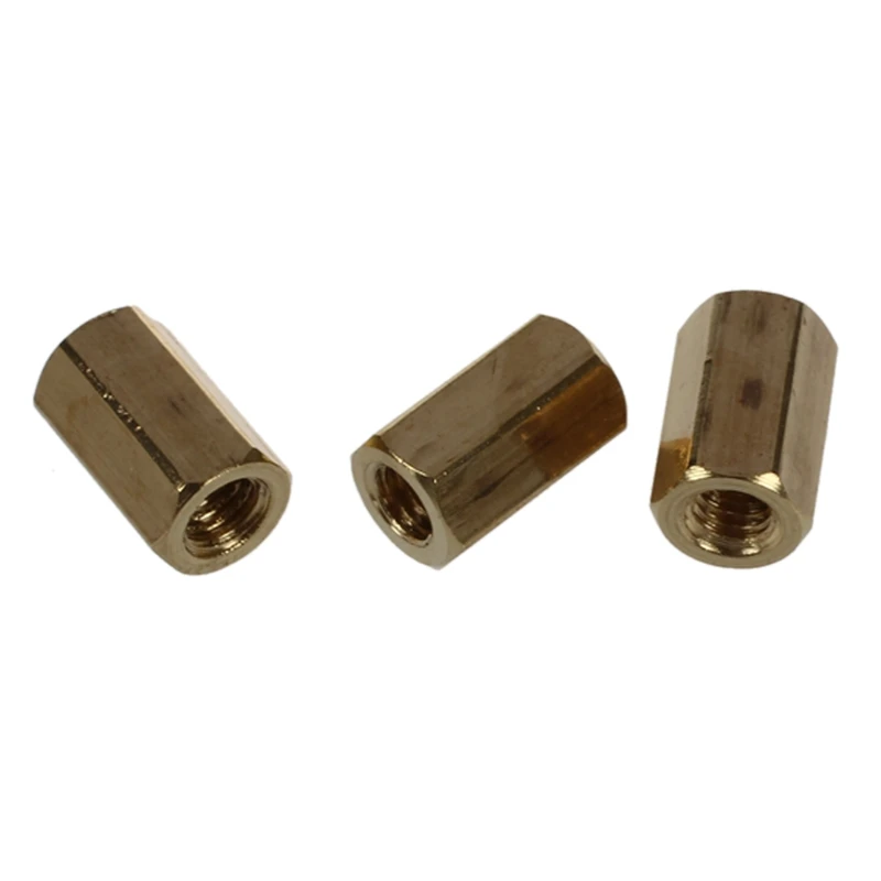 50 шт. латунные винтовые стойки PCB шестигранные прокладки M3 Male x Female 5 мм и