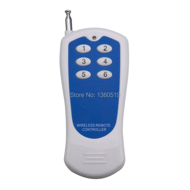 Free Shipping 6CH DC12V 10A 1000M RF Wireless Remote Control System (transmitter+receiver/switch) for light /lampHome appliances |