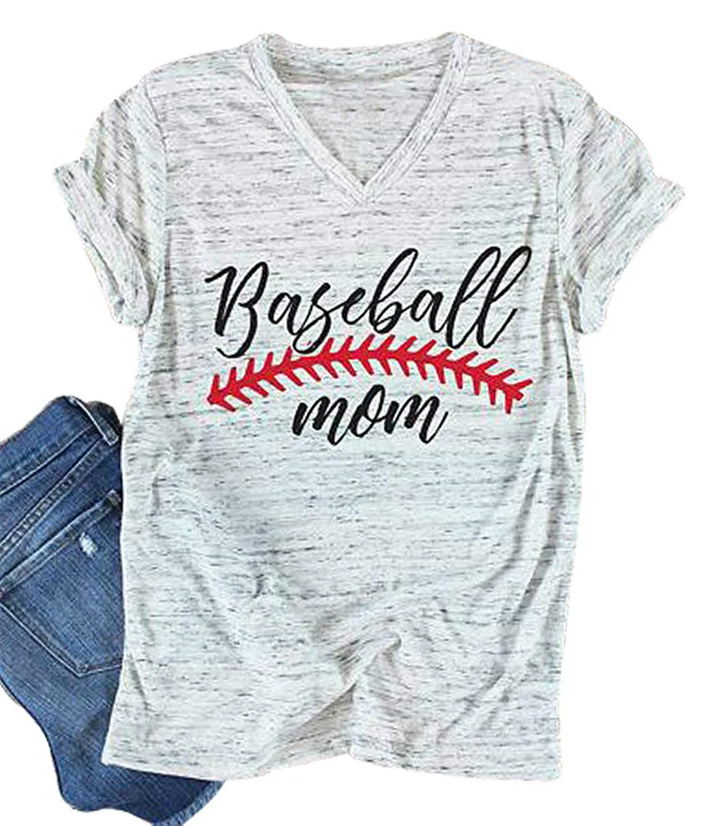 Женская бейсбольная Футболка с надписями забавные принты Повседневная футболка