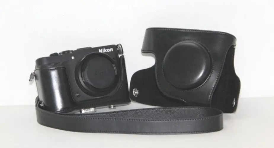 Из искусственной кожи камера Чехол Сумка для Nikon Coolpix P7700 P7800 | Электроника