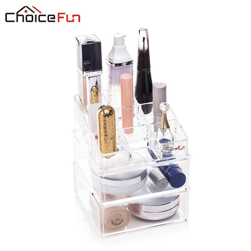 CHOICEFUN акриловая коробка для хранения косметики и ювелирных изделий высокое