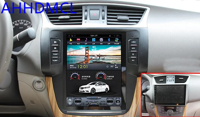 Автомобиль Тесла Стиль мультимедийный плеер ПК PAD Android 6 0 gps BD вертикальный Экран