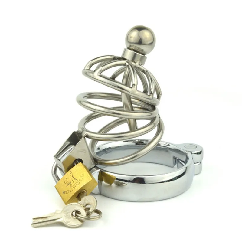 Металлический мужской ремень верности для пениса с член клетка рукавом секс