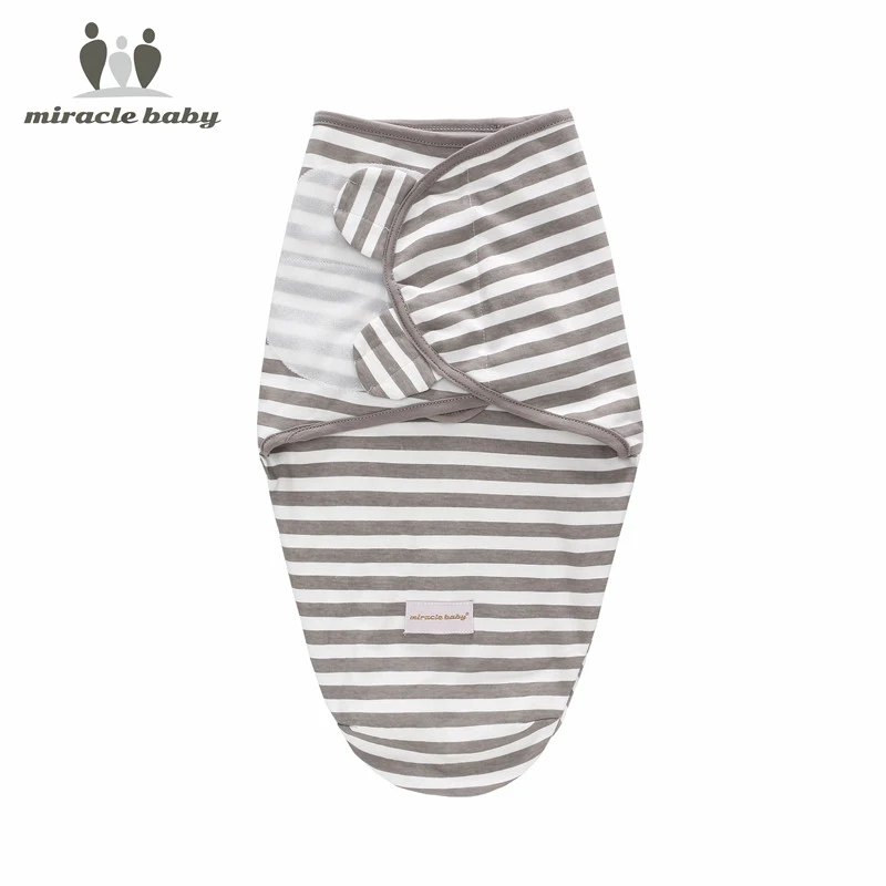 GRAY STRIP L Детские пеленки для новорожденного хлопок детское одеяло для новорожденных постельные принадлежности мультфильм милый спальный комплект для младенца для 0-6 месяцев - Цвет: GRAY STRIP L
