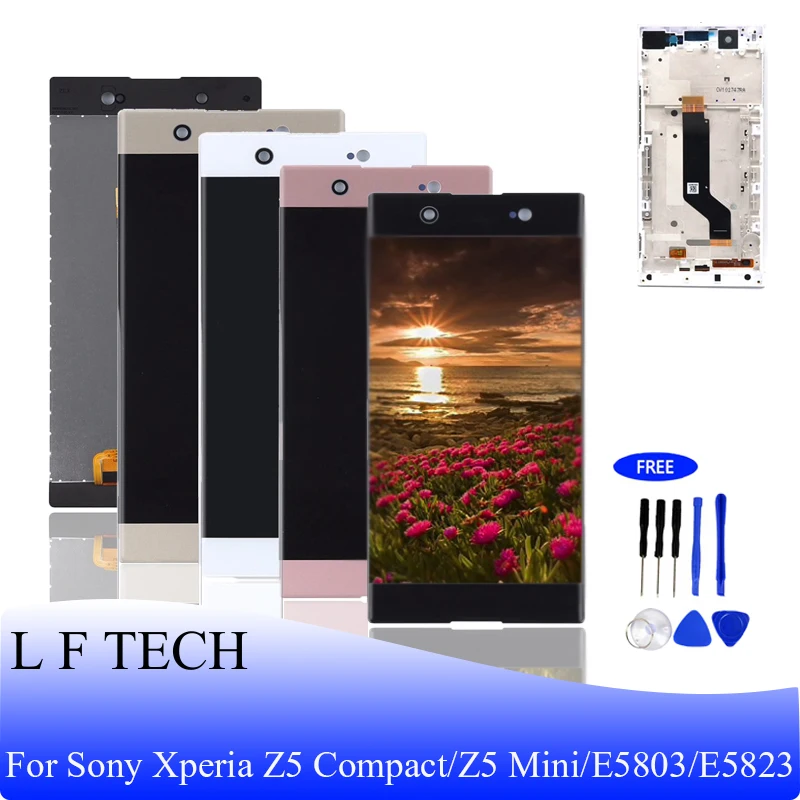 ЖК дисплей для Sony Xperia XA1 Ultra G3221/3212/3223/3226 оригинальный экран в сборе с сенсорной