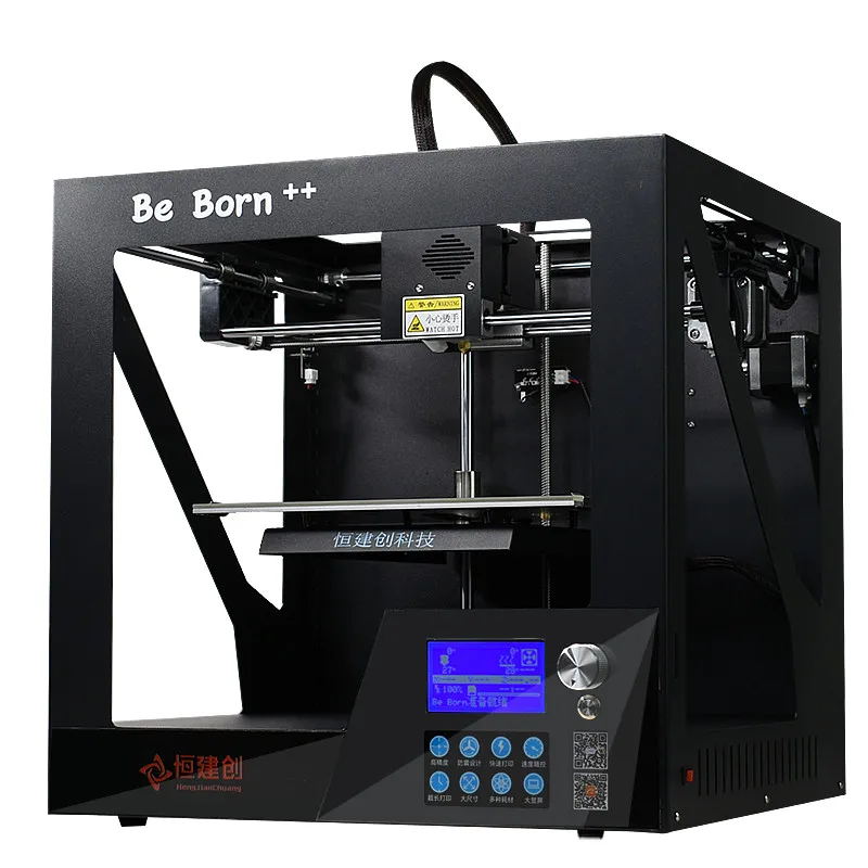 Новый стиль Простыни металлическая коробка Структура 3 D принтер с большим Экран