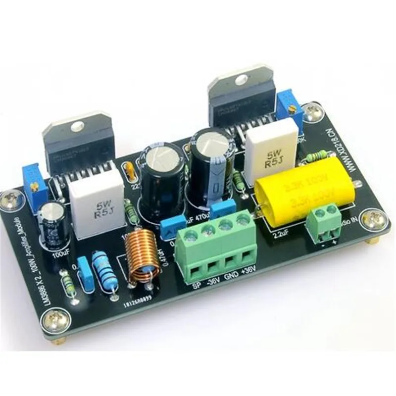 2018 DC15vor 36 100W Параллельная моно Плата усилителя LM3886|Усилители мощности| |