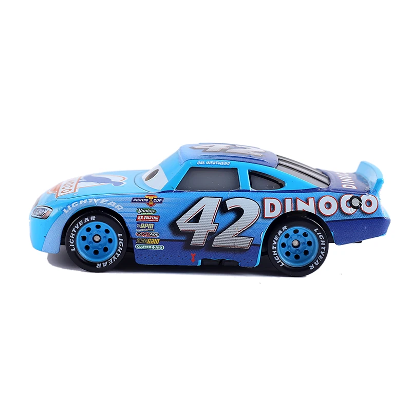 Disney Pixar Cars 3 2 No.42 Cal Weathers Metal Diecast Toy Car 1:55 Lightning McQueen Loose Brand New в наличии|Наземный