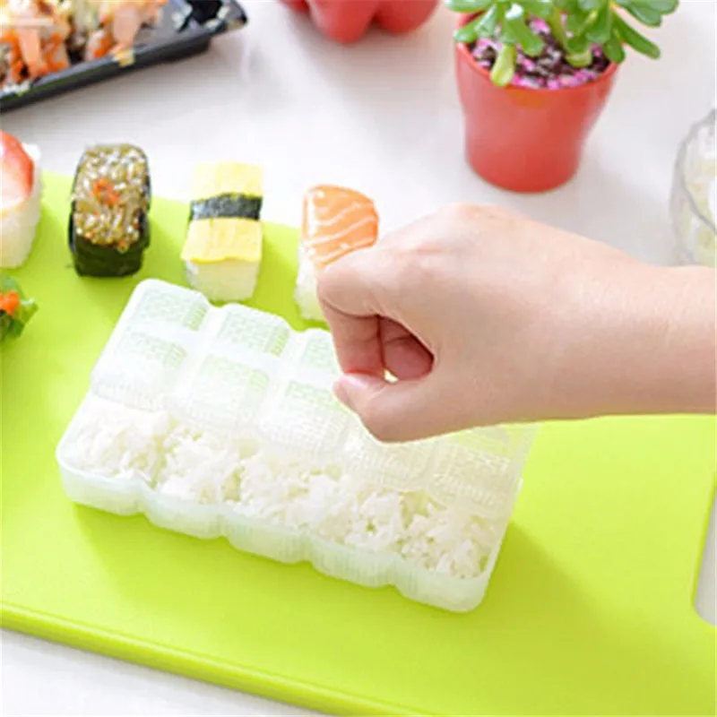 Японская форма Nigiri сделай сам для риса в суши мяч 5 рулонов приспособление